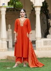 Titalee By Karissa Viscose Roman Wholesale Kurti With Bottom Dupatta In India